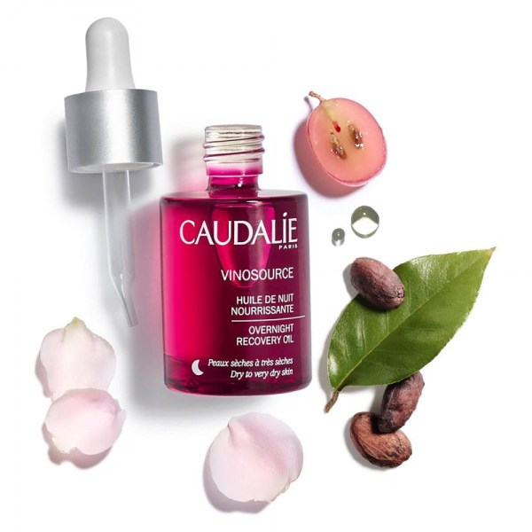 caudalie vinosource aceite de noche nutritivo 30 ml