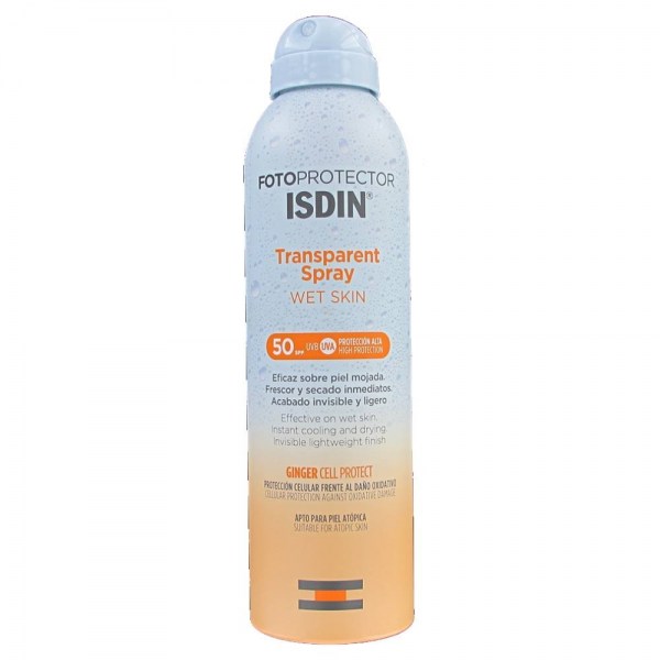 isdin fotop wet skin tran spy50 250
