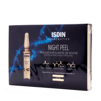 isdinceutics night peel 2 ml 10 ampollas