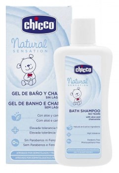 natural sensation gel de bano y champu chicco 200 ml