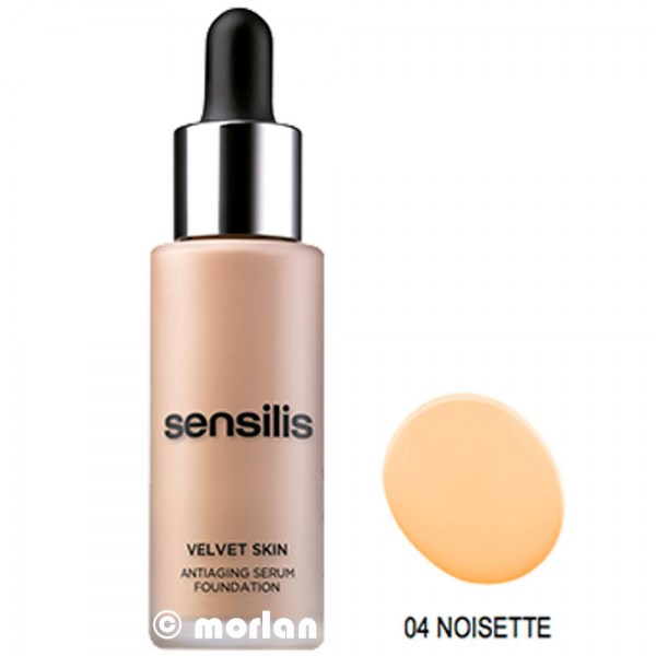 sensilis velvet skin maquillaje antiedad 04 noisette 30ml